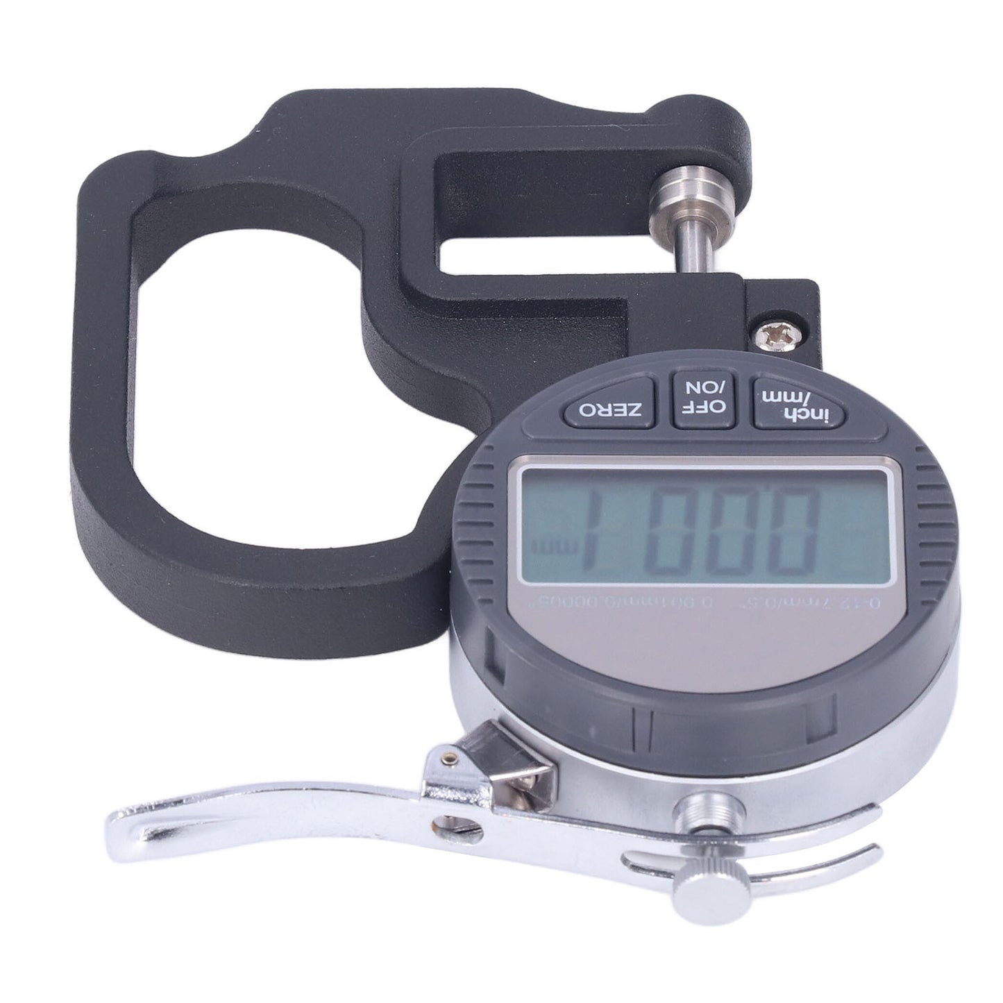 Thickness Gauge LCD Digital Display Micrometer Meter Accurate Measuring Tool for Paper Film 0‑12.7mm