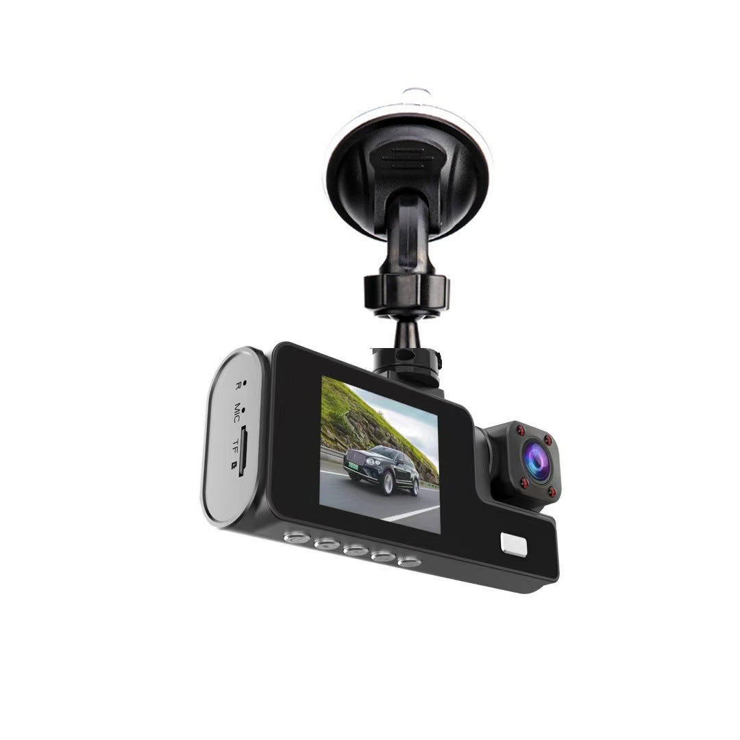 Dash Cam Car HD 1080P Front-Rear-Inside Dual Lens Video Recorder Camera G-Sensor