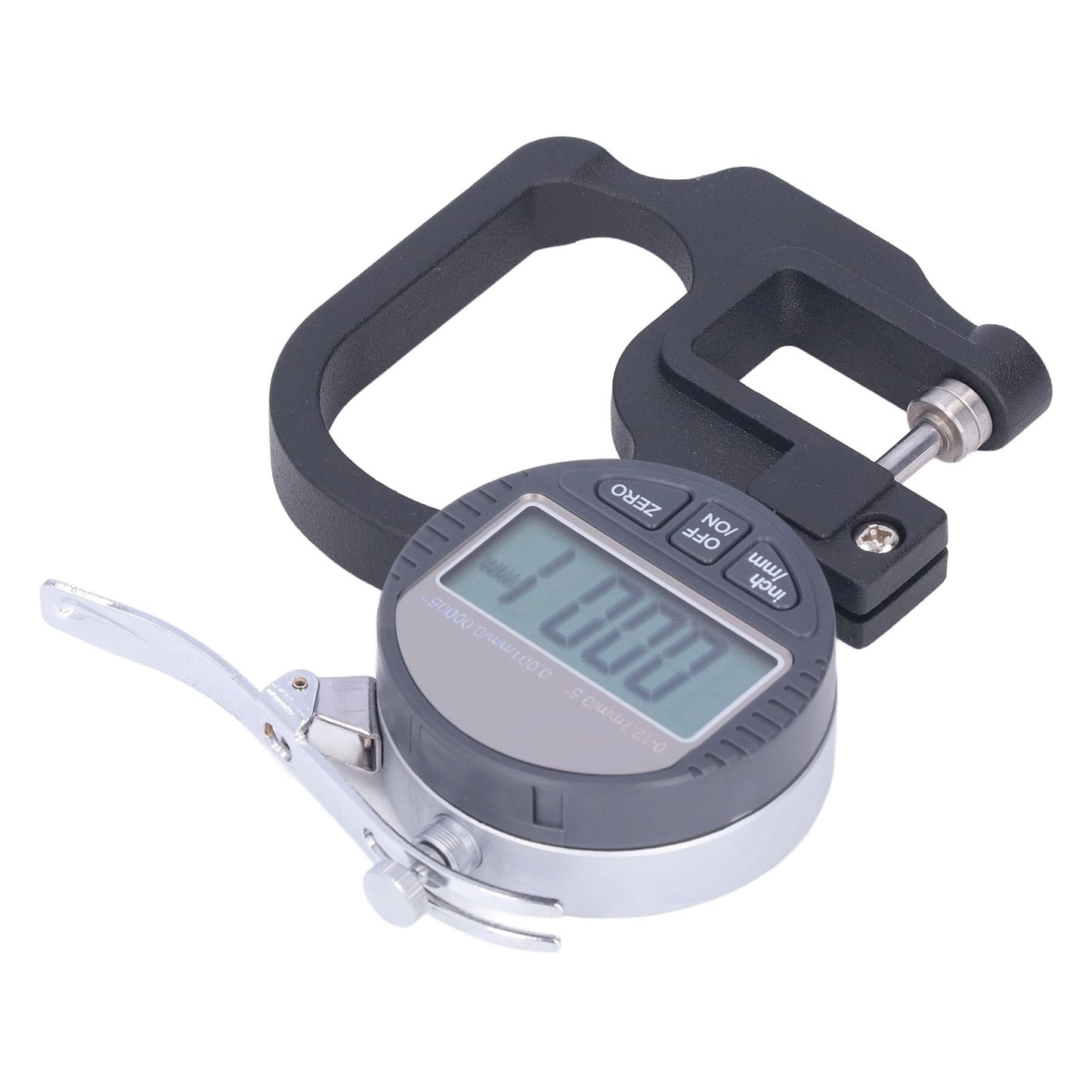 Thickness Gauge LCD Digital Display Micrometer Meter Accurate Measuring Tool for Paper Film 0‑12.7mm