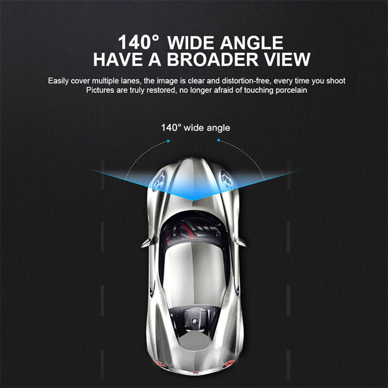 Dash Cam Car HD 1080P Front-Rear-Inside Dual Lens Video Recorder Camera G-Sensor