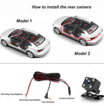 Dash Cam Car HD 1080P Front Rear Inside Dual Lens Video Recorder Camera G-Sensor