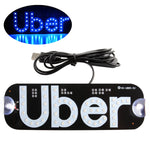 Car LED Indicator Light With Cigarette Lighter Instrument Light Taxi Uber TAXI Empty Car