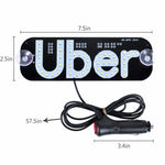 Car LED Indicator Light With Cigarette Lighter Instrument Light Taxi Uber TAXI Empty Car