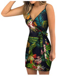 Summer New Sleeveless Sling Print Dress For Women