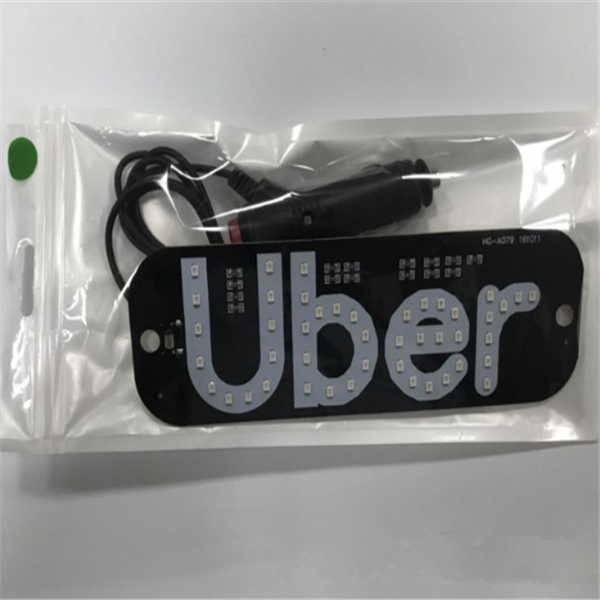 Car LED Indicator Light With Cigarette Lighter Instrument Light Taxi Uber TAXI Empty Car