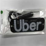 Car LED Indicator Light With Cigarette Lighter Instrument Light Taxi Uber TAXI Empty Car