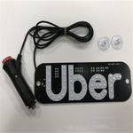 Car LED Indicator Light With Cigarette Lighter Instrument Light Taxi Uber TAXI Empty Car