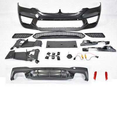 Automobile G30 G38 528 530 Refitted M5 Big Surrounding Front Bar Middle Net Rear Lip