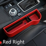PU Car Organizer Seat Gap Storage Box Car Seat Side Slit for Wallet Phone Coins Cigarette Keys Cards Car Accessories