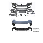 Automobile G30 G38 528 530 Refitted M5 Big Surrounding Front Bar Middle Net Rear Lip