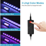 Ultra-thin Aquarium Light Brightening Light Three-color Adjustable Aquatic Plant Landscaping Light