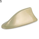 Universal Car Roof Shark Fin Decorative Aerial Antenna Cover Sticker Base Roof Carbon Fiber Style For BMW/Honda/Toyota