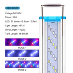 Ultra-thin Aquarium Light Brightening Light Three-color Adjustable Aquatic Plant Landscaping Light