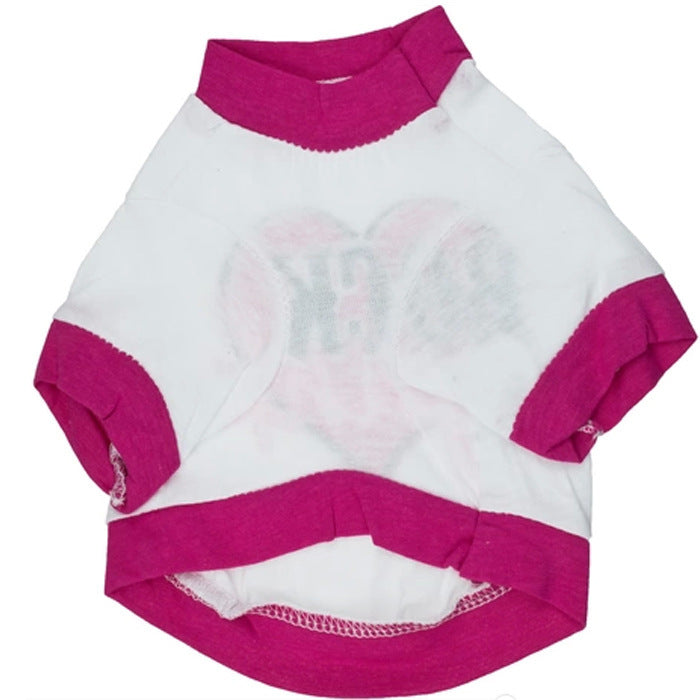 Cute Pink white Pet wear