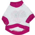 Cute Pink white Pet wear