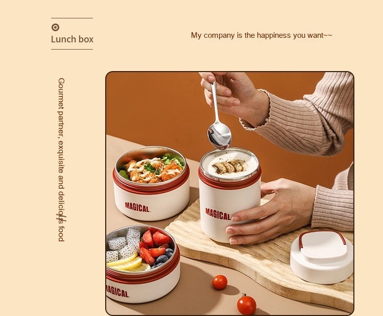 Employee Customer Lunch Box, Bento Tableware, Gift Box Set