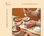 Employee Customer Lunch Box, Bento Tableware, Gift Box Set
