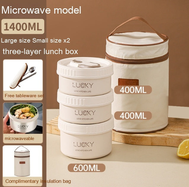 Employee Customer Lunch Box, Bento Tableware, Gift Box Set