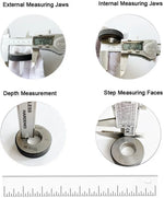 DITRON IP54 Digital Caliper 150mm 6inch Durable Stainless Steel Electronic Measuring Tool 6 Inch Caliper Tool