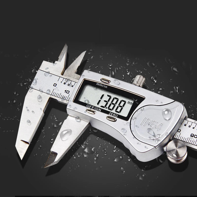 DITRON IP54 Digital Caliper 150mm 6inch Durable Stainless Steel Electronic Measuring Tool 6 Inch Caliper Tool