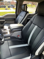 For 2009-2023 Ford F-150 F-250 F-350 F150 F250 F350 Custom Fit Car Accessories Seat Covers 5 Seats Full set Top Quality Leather