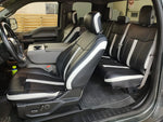 For 2009-2023 Ford F-150 F-250 F-350 F150 F250 F350 Custom Fit Car Accessories Seat Covers 5 Seats Full set Top Quality Leather
