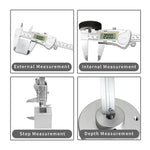DITRON IP54 Digital Caliper 150mm 6inch Durable Stainless Steel Electronic Measuring Tool 6 Inch Caliper Tool