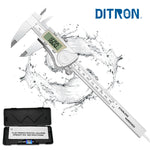 DITRON IP54 Digital Caliper 150mm 6inch Durable Stainless Steel Electronic Measuring Tool 6 Inch Caliper Tool