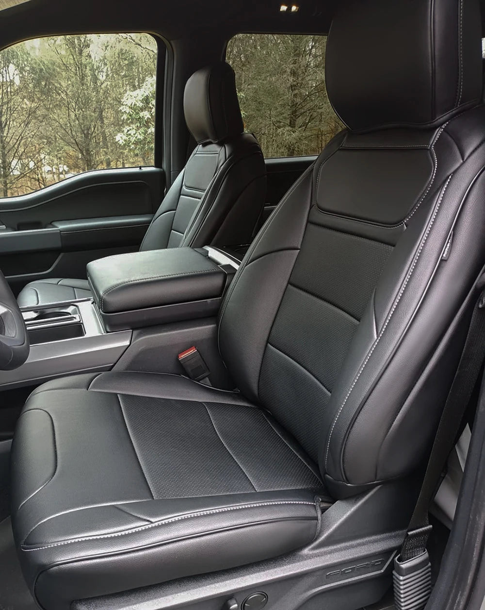 For 2009-2023 Ford F-150 F-250 F-350 F150 F250 F350 Custom Fit Car Accessories Seat Covers 5 Seats Full set Top Quality Leather