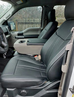 For 2009-2023 Ford F-150 F-250 F-350 F150 F250 F350 Custom Fit Car Accessories Seat Covers 5 Seats Full set Top Quality Leather