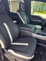 For 2009-2023 Ford F-150 F-250 F-350 F150 F250 F350 Custom Fit Car Accessories Seat Covers 5 Seats Full set Top Quality Leather