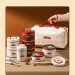 Employee Customer Lunch Box, Bento Tableware, Gift Box Set
