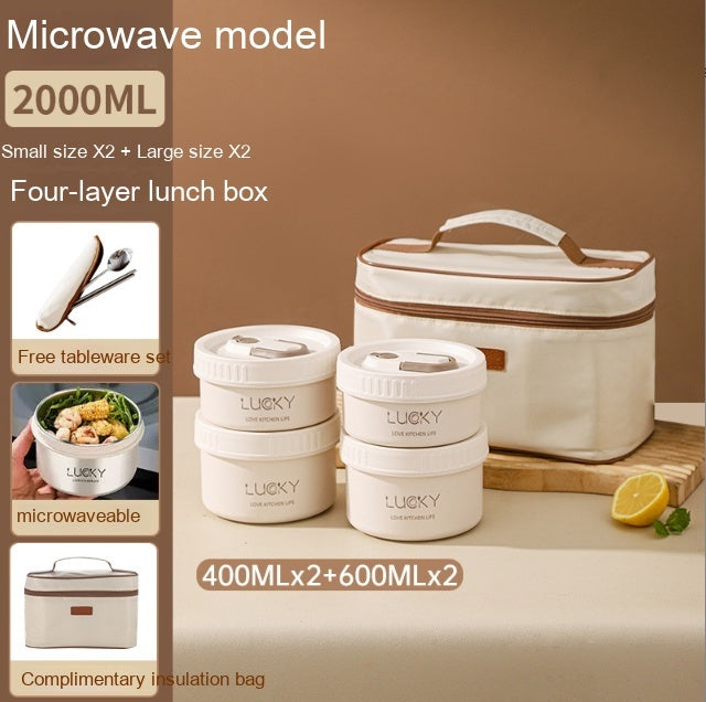 Employee Customer Lunch Box, Bento Tableware, Gift Box Set