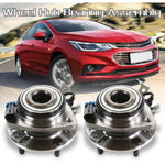 Front Pair 2 Wheel Hub Bearing Assembl-y For Chevrolet Blaze-r 97-05 HB613126PR