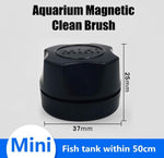 Fish tank aquarium magnetic brush