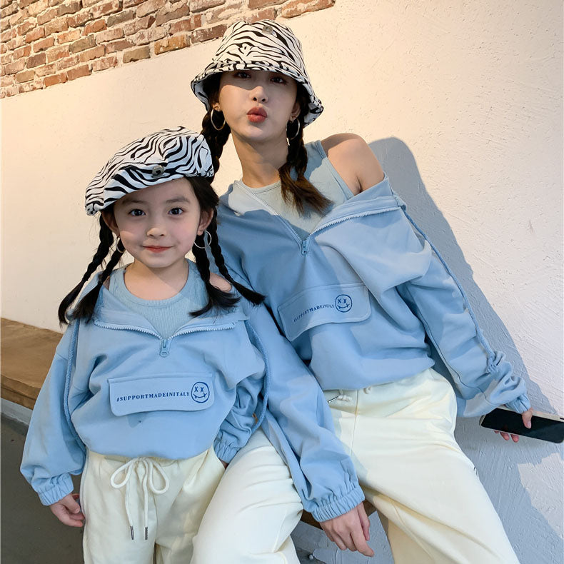 Two Hooded Clothes For Women And Mother