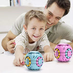 Intelligence Fingertip Checkered Educational Toys Bean Rotating Toy Relieve Stress Children Educational Toys Finger Magic Bean Burger Toy Puzzle Top Spinning Magic Bean