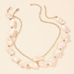 Holiday Style Irregular Pearl Necklace