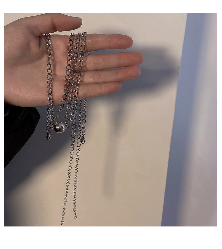 Men and Women Necklace Couple Magnetic Necklace