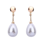 Waterdrop pearl simple personality earrings