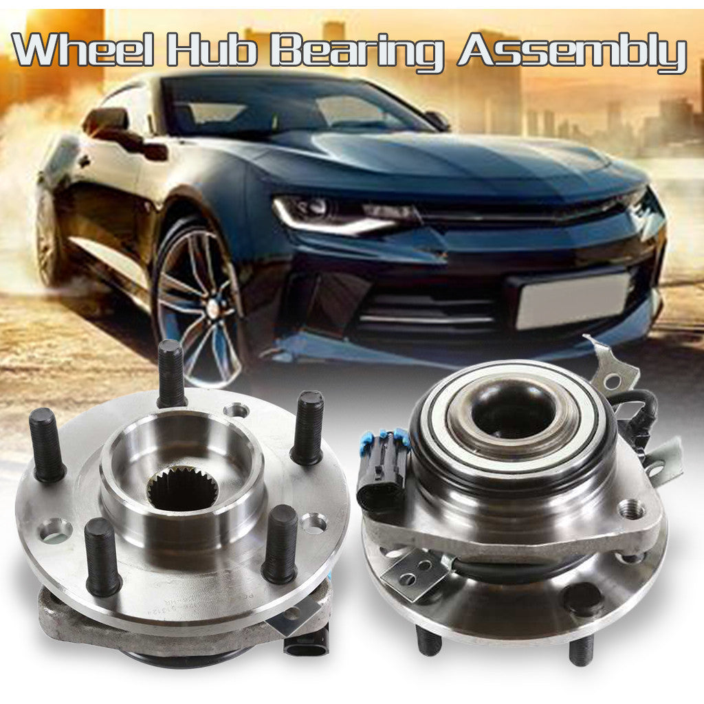 Front Pair 2 Wheel Hub Bearing Assembl-y For Chevrolet Blaze-r 97-05 HB613126PR