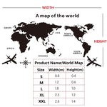 Solid Acrylic Wall Sticker World Map Decals For Living Room 3D Wall Decals Sofa Backgroud Mural Large Wallpaper For Home Decor