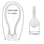 Magnetic Curtain Clip Room Accessories Pearl Ball Curtains Holder Buckle Rope Tieback Home Decor Hanging Ball Tie Back Holdback
