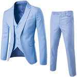 Spring Summer Groomsmen Male Two-piece Full Men&#39;s Suit Set Casual Wedding Nightclub Slim Fit Black Blazer for Men Free Shipping