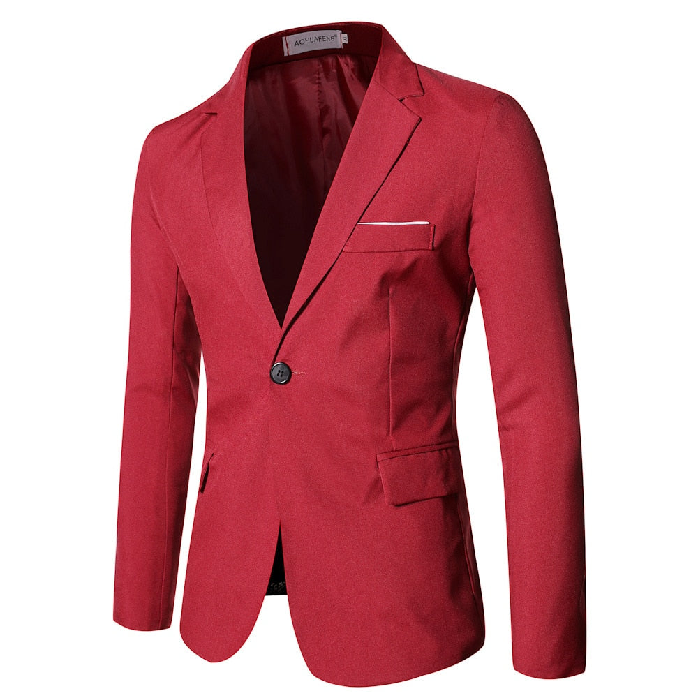 Spring Summer Groomsmen Male Two-piece Full Men&#39;s Suit Set Casual Wedding Nightclub Slim Fit Black Blazer for Men Free Shipping