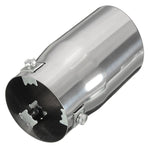 Exhaust Pipe Tip Car Auto Muffler Steel Stainless Trim Tail Tube Auto Replacement Parts Exhaust Systems Mufflers Vehicle Chrome