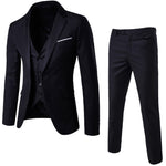 Spring Summer Groomsmen Male Two-piece Full Men&#39;s Suit Set Casual Wedding Nightclub Slim Fit Black Blazer for Men Free Shipping