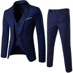 Spring Summer Groomsmen Male Two-piece Full Men&#39;s Suit Set Casual Wedding Nightclub Slim Fit Black Blazer for Men Free Shipping