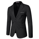 Spring Summer Groomsmen Male Two-piece Full Men&#39;s Suit Set Casual Wedding Nightclub Slim Fit Black Blazer for Men Free Shipping