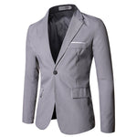 Spring Summer Groomsmen Male Two-piece Full Men&#39;s Suit Set Casual Wedding Nightclub Slim Fit Black Blazer for Men Free Shipping